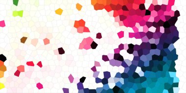 Gökkuşağı mozaik dokusu. Renkli gökkuşağı lekelerinin arkaplanı