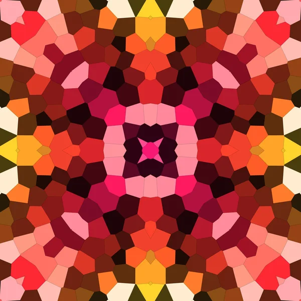 Seamless Square Mosaic Pattern Abstract Kaleidoscope Background — Stock Photo, Image