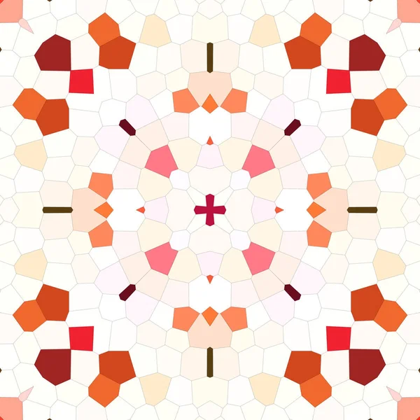 Seamless square mosaic pattern. Abstract kaleidoscope background