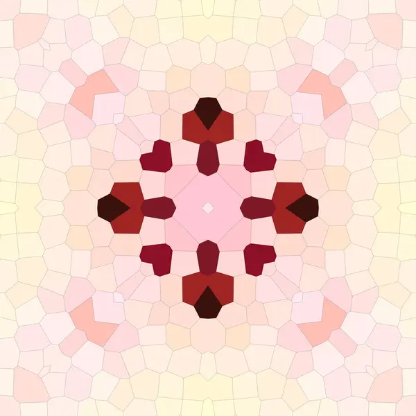 Zökkenőmentes Négyzet Alakú Mozaik Minta Absztrakt Kaleidoszkóp Háttér — Stock Fotó