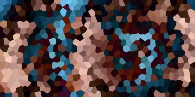 Soyut mozaik arka plan. Doku yatay durumda. Mavi ve altın