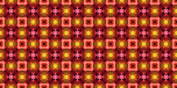 Płynny Kwadratowy Wzór Mozaiki Abstrakcyjne Tło Kalejdoskopu Struktura Pozioma — Zdjęcie stockowe