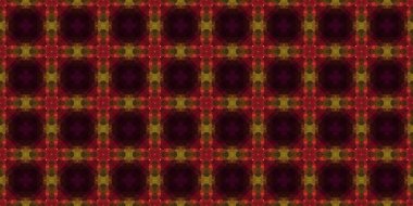 Kusursuz kare mozaik desen. Soyut kaleydoskop arkaplanı. Yatay doku