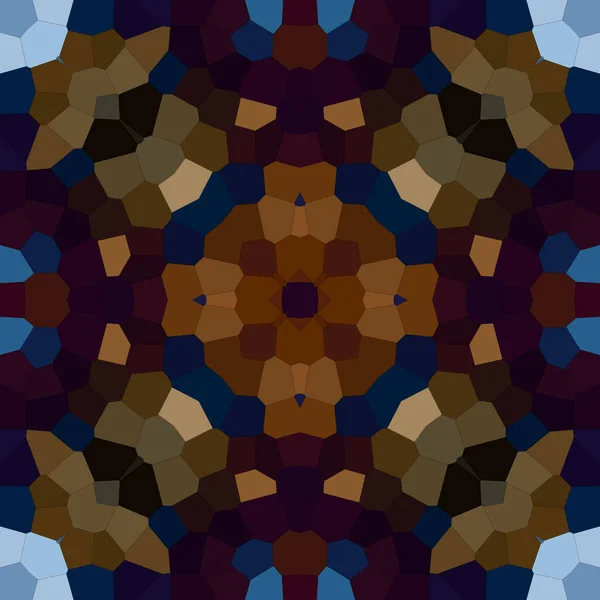 正方形のモザイクシームレスパターン 万華鏡模様金 — ストック写真