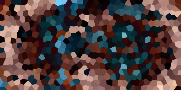 Abstraktes Mosaik Die Textur Ist Horizontal Blau Und Gold — Stockfoto