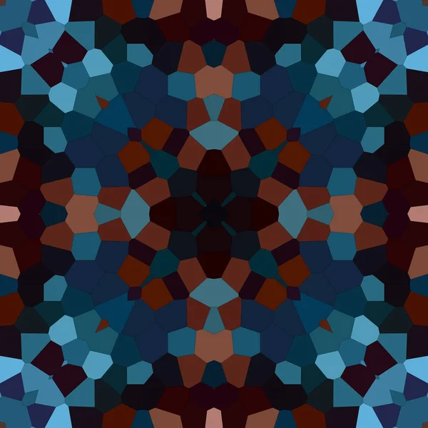 Τετράγωνο Μωσαϊκό Χωρίς Ραφή Καλειδοσκόπιο Μοτίβο Χρυσό Και Μπλε — Φωτογραφία Αρχείου