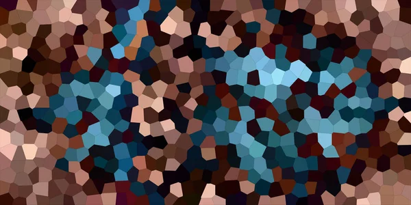 Fundo Mosaico Abstrato Textura Horizontal Azul Ouro — Fotografia de Stock
