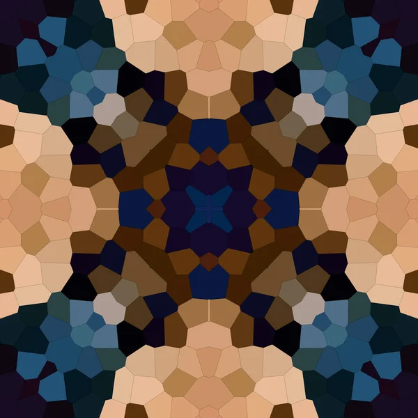 사각형 모양의 솔기없는 칼리도 스코프의 파란색 — 스톡 사진