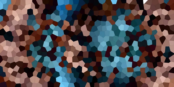 Абстрактный Мозаичный Фон Текстура Горизонтальная Синий Золотой — стоковое фото