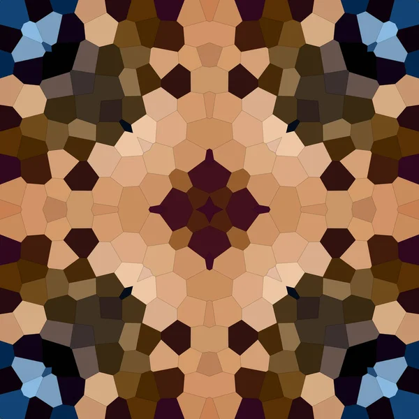 正方形のモザイクシームレスパターン 万華鏡模様金 — ストック写真