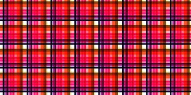 Kusursuz bir İskoç tarzı. Kare ve çizgiler. Doku renkli.