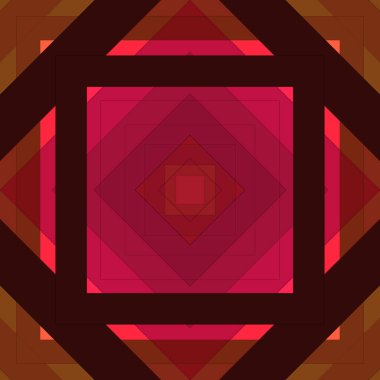 Eşkenar dörtgen ve çizgilerin kusursuz deseni. Kare soyut desen