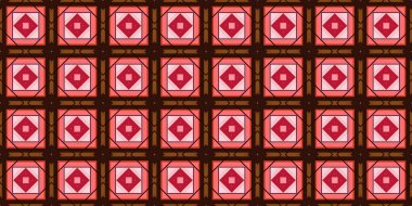 Düz çizgilerin geniş ve pürüzsüz şekli