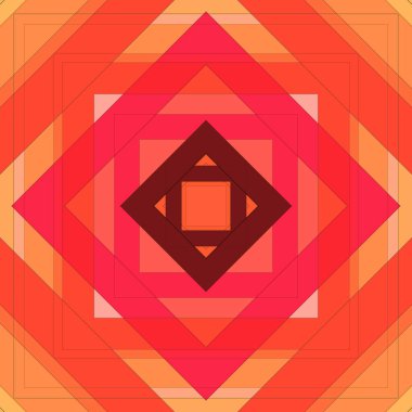 Eşkenar dörtgen ve çizgilerin kusursuz deseni. Kare soyut desen