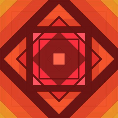 Eşkenar dörtgen ve çizgilerin kusursuz deseni. Kare soyut desen