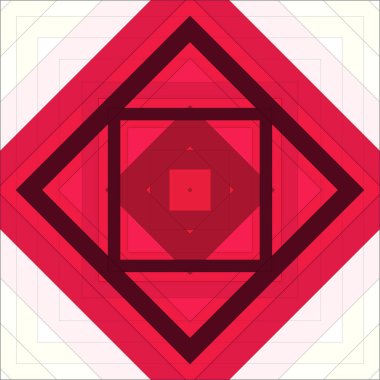 Eşkenar dörtgen ve çizgilerin kusursuz deseni. Kare soyut desen