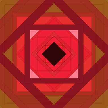 Eşkenar dörtgen ve çizgilerin kusursuz deseni. Kare soyut desen