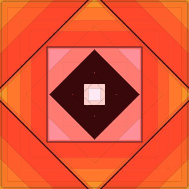 Eşkenar dörtgen ve çizgilerin kusursuz deseni. Kare soyut desen