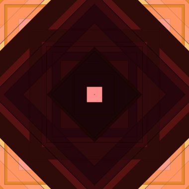 Eşkenar dörtgen ve çizgilerin kusursuz deseni. Kare soyut desen