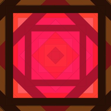 Eşkenar dörtgen ve çizgilerin kusursuz deseni. Kare soyut desen