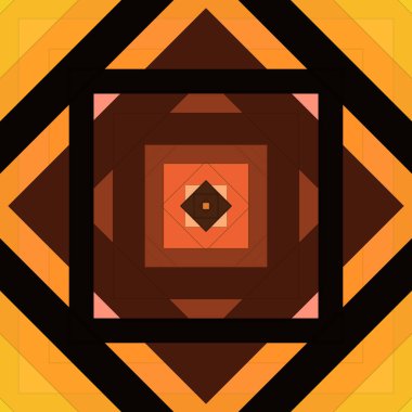 Eşkenar dörtgen ve çizgilerin kusursuz deseni. Kare soyut desen