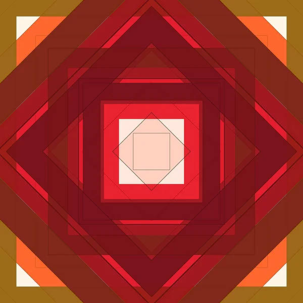 菱形と線のシームレスなパターン 正方形の抽象的なパターン — ストック写真