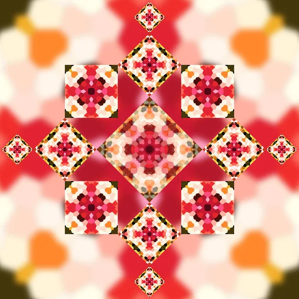 Square seamless pattern. Small pattern