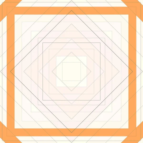 Nahtloses Muster Von Rauten Und Linien Quadratische Abstrakte Muster — Stockfoto