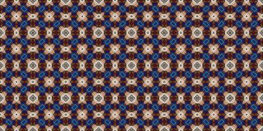 Geniş, soyut, kusursuz desen. Örülmüş sanat deseni. Soyut arkaplan ve doku