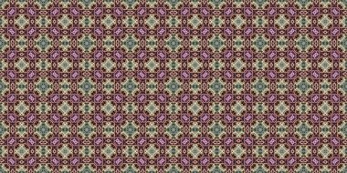 Geniş, soyut, kusursuz desen. Örülmüş sanat deseni. Soyut arkaplan ve doku