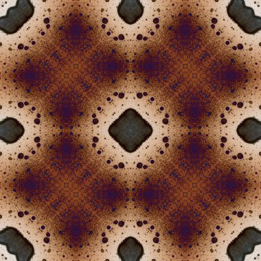 Kare, pürüzsüz desen. Küçük elementlerle soyut desen. Sanat deseni