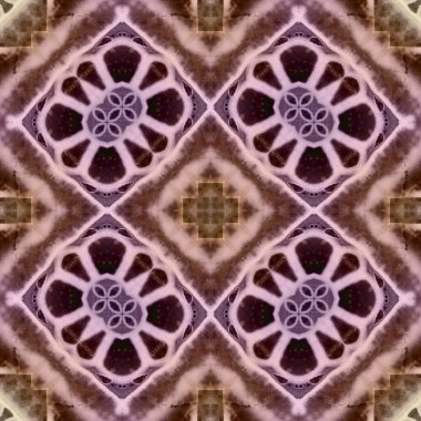 Kare, pürüzsüz desen. Küçük elementlerle soyut desen. Sanat deseni