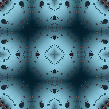 Kare, pürüzsüz desen. Küçük elementlerle soyut desen. Sanat deseni