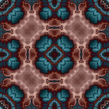 Kare, pürüzsüz desen. Küçük elementlerle soyut desen. Sanat deseni