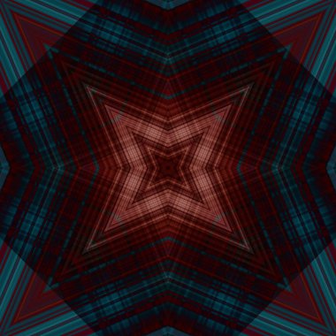Yıldızsız bir desen. Çizgilerin ve soyutlamaların bir düzeni