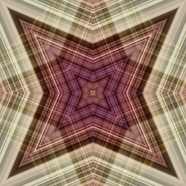 Yıldızsız bir desen. Çizgilerin ve soyutlamaların bir düzeni