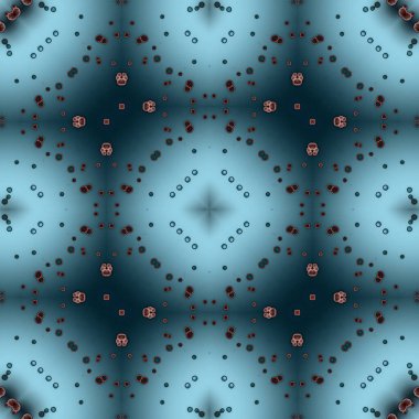 Kare, pürüzsüz desen. Küçük elementlerle soyut desen. Sanat deseni