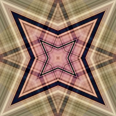 Yıldızsız bir desen. Çizgilerin ve soyutlamaların bir düzeni