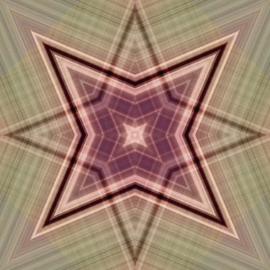Yıldızsız bir desen. Çizgilerin ve soyutlamaların bir düzeni