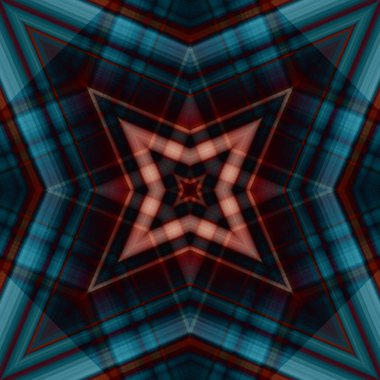 Yıldızsız bir desen. Çizgilerin ve soyutlamaların bir düzeni