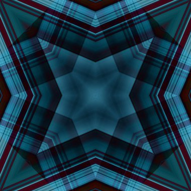 Yıldızsız bir desen. Çizgilerin ve soyutlamaların bir düzeni