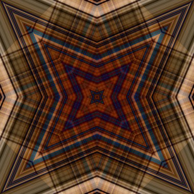 Yıldızsız bir desen. Çizgilerin ve soyutlamaların bir düzeni