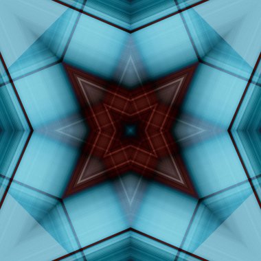 Yıldızsız bir desen. Çizgilerin ve soyutlamaların bir düzeni