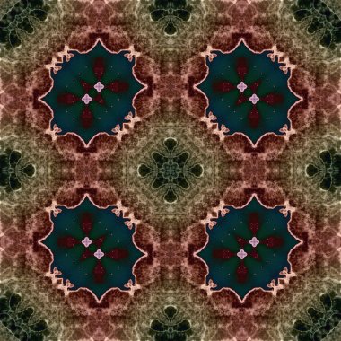 Kare, pürüzsüz desen. Küçük elementlerle soyut desen. Sanat deseni