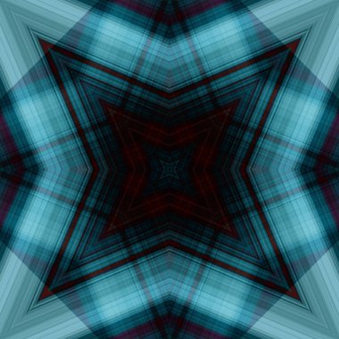 Yıldızsız bir desen. Çizgilerin ve soyutlamaların bir düzeni