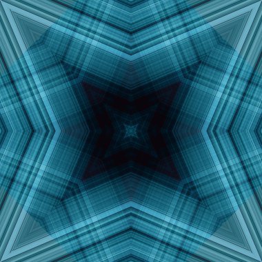 Yıldızsız bir desen. Çizgilerin ve soyutlamaların bir düzeni