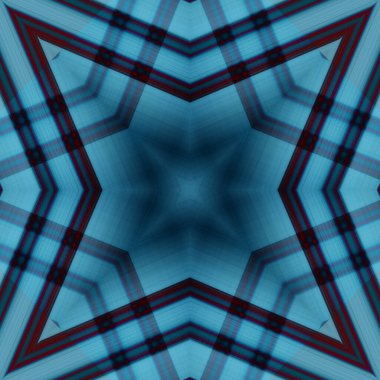 Yıldızsız bir desen. Çizgilerin ve soyutlamaların bir düzeni