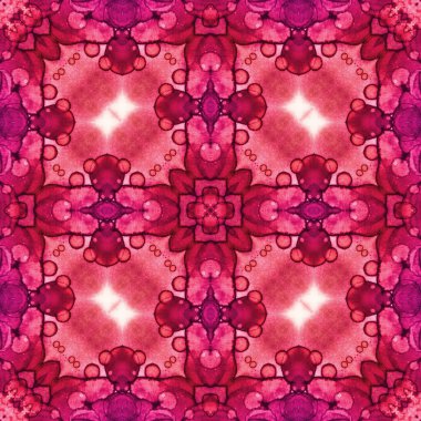 Kare, pürüzsüz desen. Küçük elementlerle soyut desen. Sanat deseni