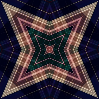 Yıldızsız bir desen. Çizgilerin ve soyutlamaların bir düzeni