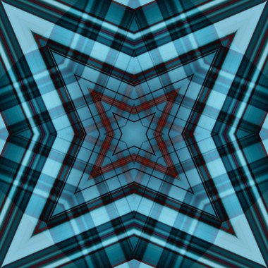 Yıldızsız bir desen. Çizgilerin ve soyutlamaların bir düzeni